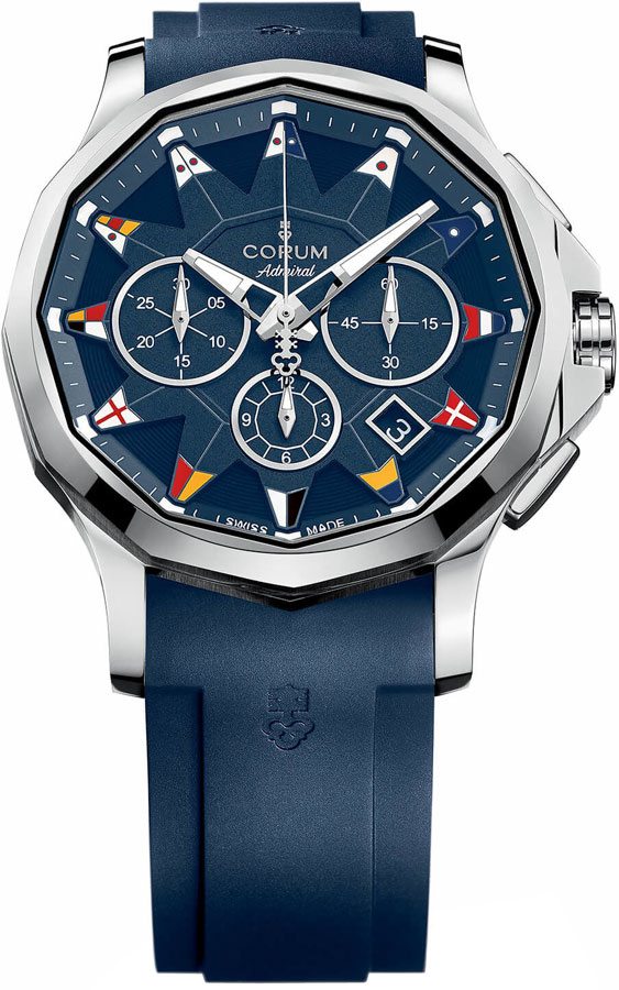 Corum Admiral Self winding Automatic Blue Mens Watch 98410120-F373-AB12 