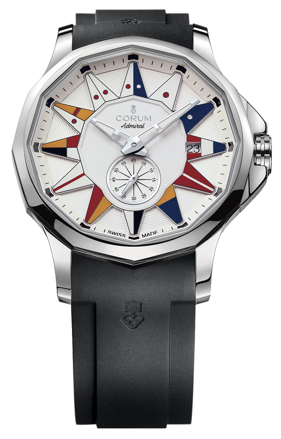 Corum Admiral Self winding Automatic Silver Mens Watch 39510120-F371-AA13 
