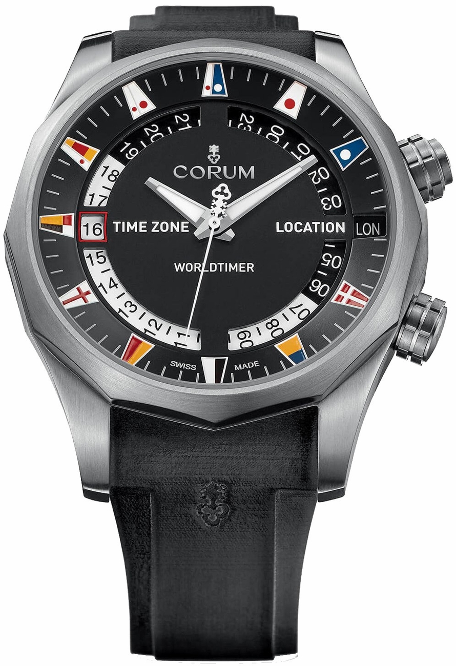 Corum Admiral Self winding Automatic Black Mens Watch 63710104-F371-AN02 