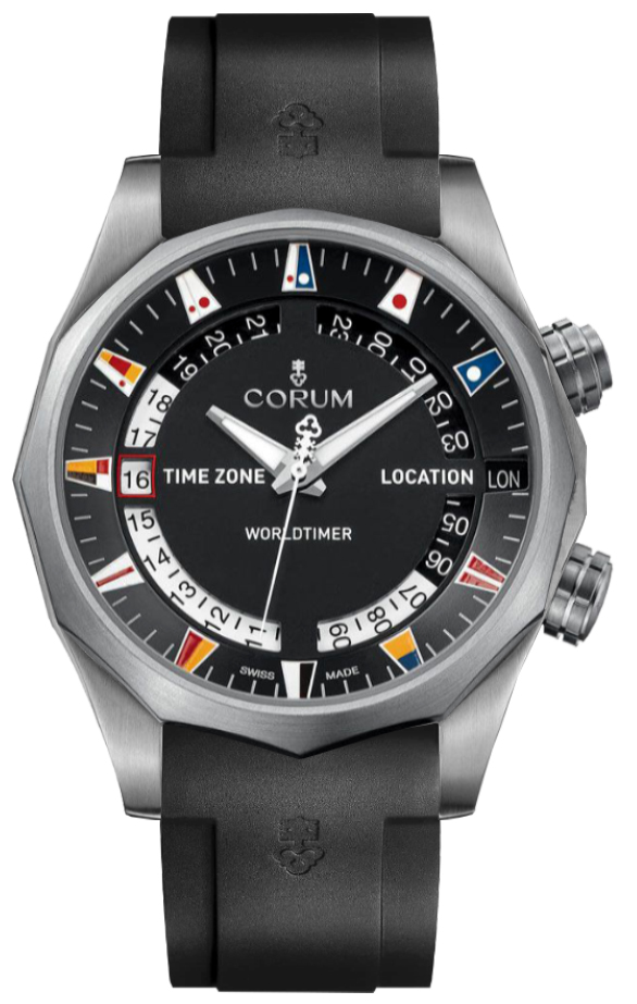 Corum Admiral Self winding Automatic Black Mens Watch 63710104-F371-AN03 