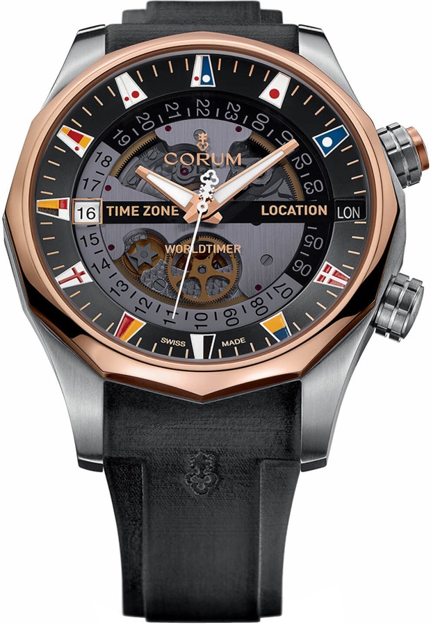 Corum Admiral Self winding Automatic Black Mens Watch 63710105-F371-AN01 