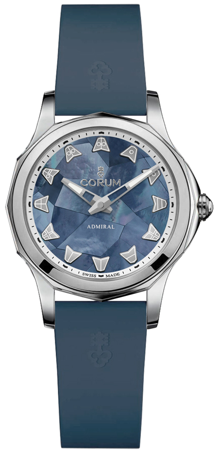 Corum Admiral Self winding Automatic Blue Ladies Watch 40010020-0389-MN01 