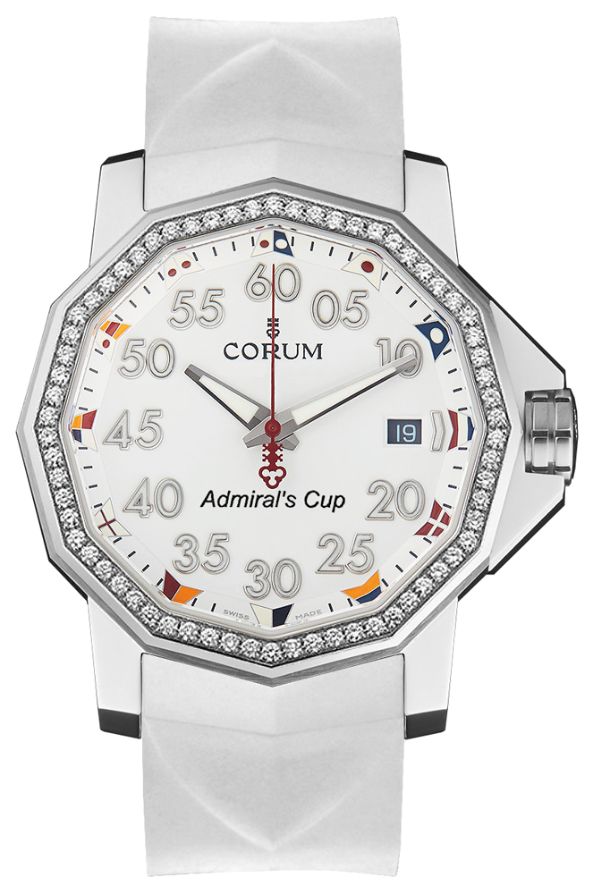 Corum Admiral Self winding Automatic White Mens Watch 08296147-F379-AA12 