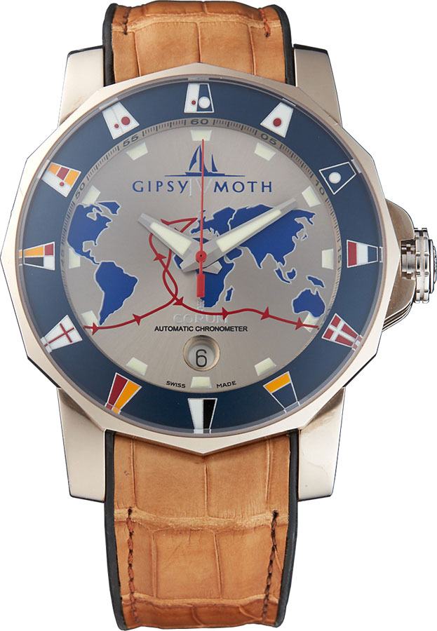 Corum Admiral Self winding Automatic Chronometer Silver Mens Watch 98268359-OF02-AGGI 