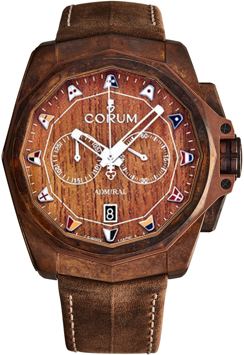 Corum Admiral Self winding Automatic Brown Mens Watch 11620053-0F62-AW01 