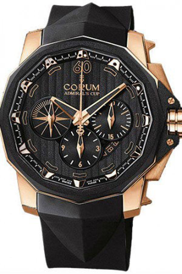 Corum Admiral Self winding Automatic Black Mens Watch 75393591-0371-AN22 