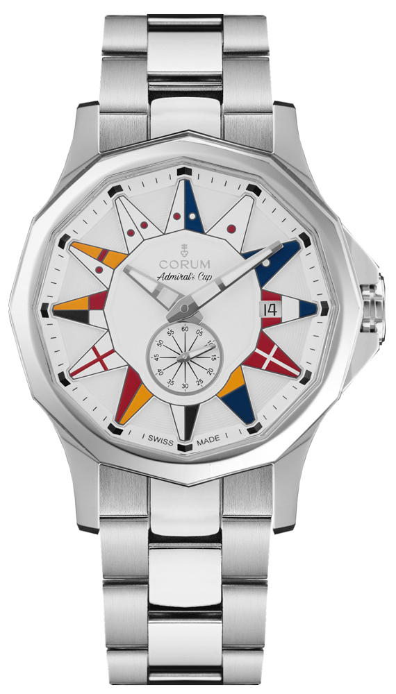 Corum Admiral Self winding Automatic Silver Mens Watch 39510120-V720-AA12 