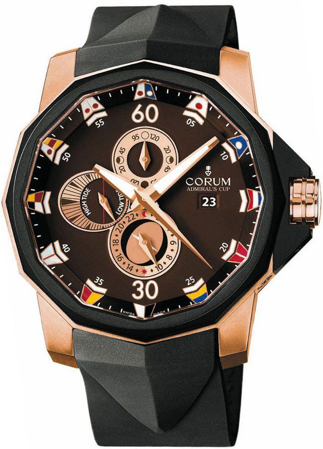 Corum Admiral Self winding Automatic Brown Mens Watch 27793191-0371-AG42 