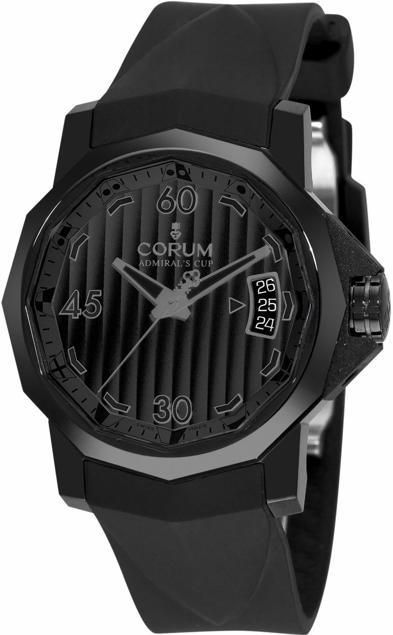 Corum Admiral Self winding Automatic Black Mens Watch 08297198-F371-AK58 