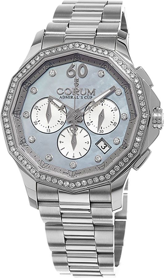 Corum Admiral Self winding Automatic Blue Ladies Watch 13210147-V200-PK11 