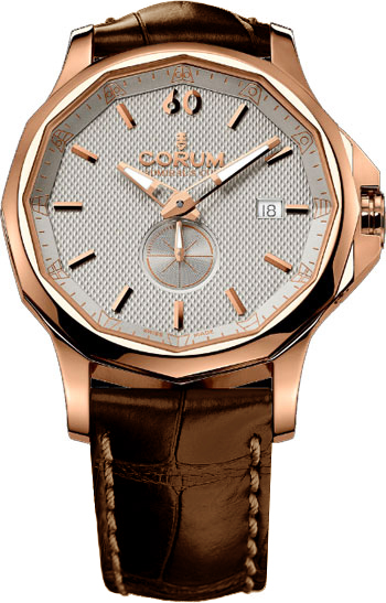 Corum Admiral Self winding Automatic Silver Mens Watch 39510155-0002-FH12 