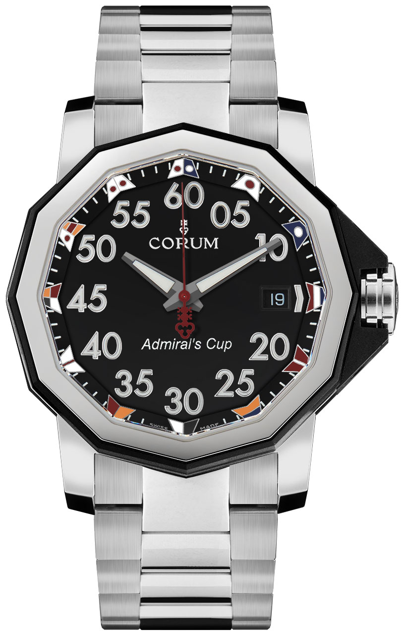 Corum Admiral Self winding Automatic Black Mens Watch A082-03375 