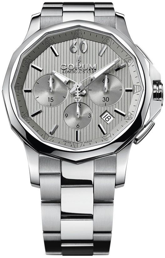 Corum Admiral Self winding Automatic Silver Mens Watch 98410120-V705-FH10 