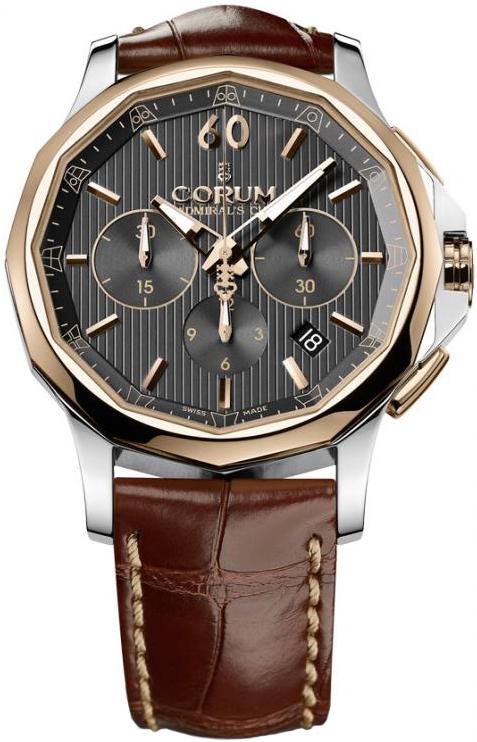 Corum Admiral Self winding Automatic Black Mens Watch 98410124-0F02-AN11 