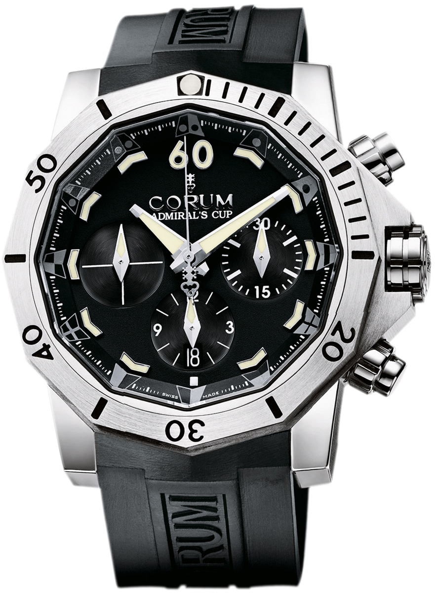 Corum Admiral Self winding Automatic Chronometer Black Ladies Watch 75345104-0371-AN22 