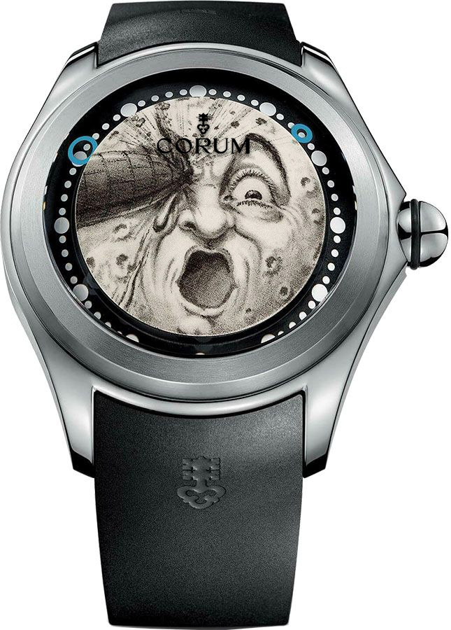 Corum Bubble Self winding Automatic Black Mens Watch 39010104-0371-MS01 