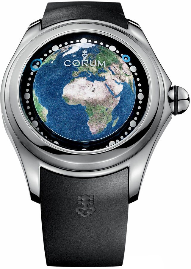 Corum Bubble Self winding Automatic Black Mens Watch 39010104-0371-EE01 