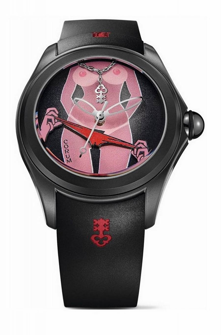 Corum Bubble Self winding Automatic Black Mens Watch 08231098-0371-ER01 