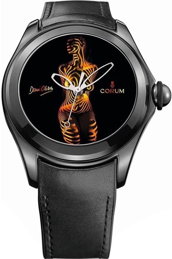 Corum Bubble Self winding Automatic Black Mens Watch 08231098-0061-DO01 