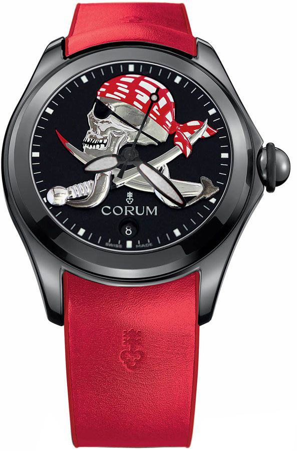 Corum Bubble Self winding Automatic Black Mens Watch 08231098-0376-PIR2 