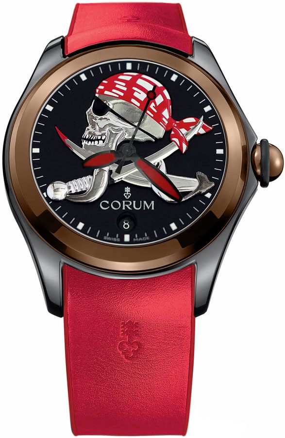 Corum Bubble Self winding Automatic Black Mens Watch 08231093-0376-PIRA 
