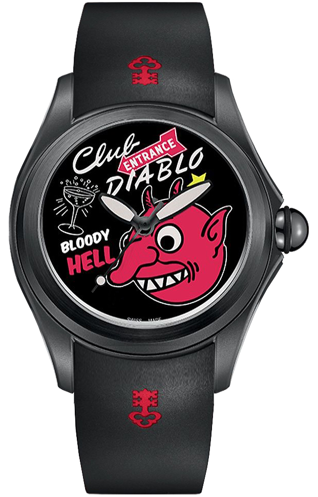 Corum Bubble Self winding Automatic Black Mens Watch 08231098-0371-PO01 