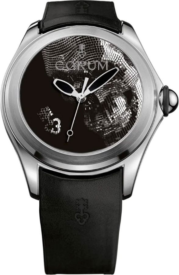Corum Bubble Self winding Automatic Black Mens Watch 08231020-0371-SK01 