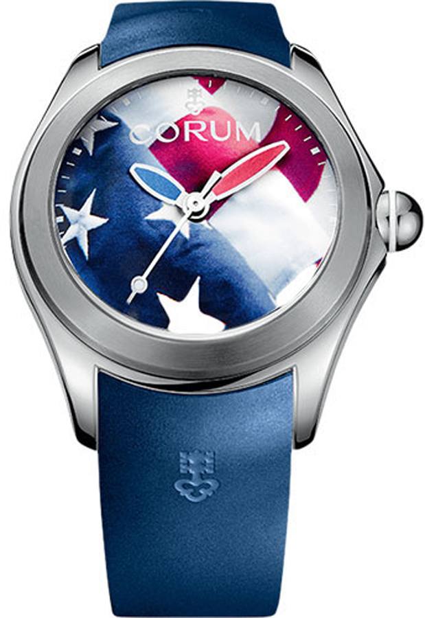 Corum Bubble 47 US Flag Stainless Steel Men's Watch L082/03263 