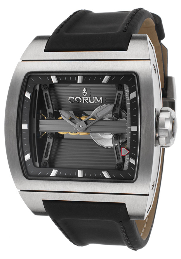 Corum Ti-Bridge Manual Winding Skeleton Mens Watch 10720104-0F61-0000 