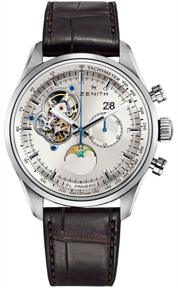 Zenith Chronomaster El Primero Self winding Automatic Silver Mens Watch 03-2160-4047-01-C713 