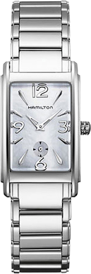 Hamilton American Classic Timeless Classic Battery Operated Quartz Pearl White Ladies Watch H11411155 