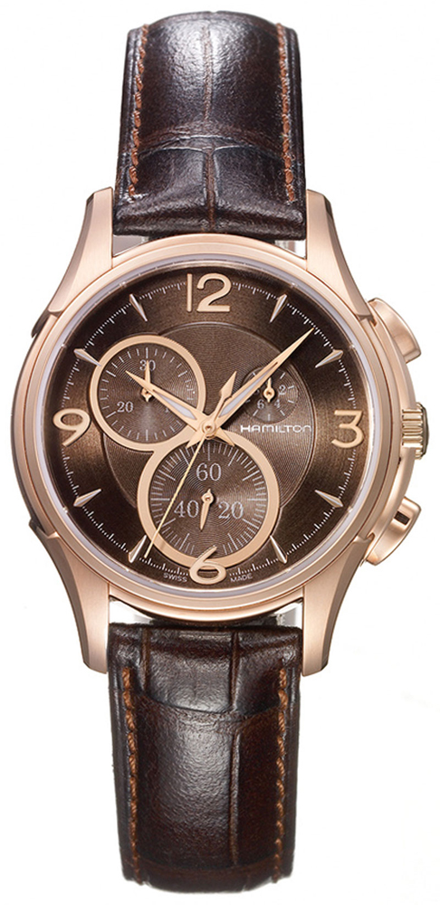 Hamilton American Classic Jazzmaster Battery Operated Quartz Brown Mens Watch H32342595 