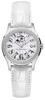 Hamilton American Classic Jazzmaster Self winding Automatic Silver Ladies Watch H32355383 