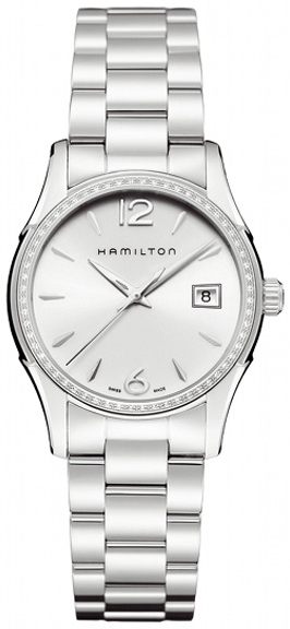 Hamilton American Classic Jazzmaster Battery Operated Quartz Silver Ladies Watch H32381115 