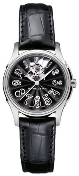 Hamilton American Classic Jazzmaster Self winding Automatic Black Ladies Watch H32395733 