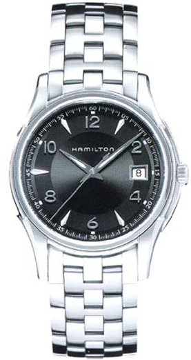 Hamilton American Classic Jazzmaster Battery Operated Quartz Black Mens Watch H32411135 