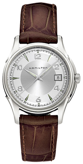 Hamilton American Classic Jazzmaster Battery Operated Quartz Silver Mens Watch H32411555 