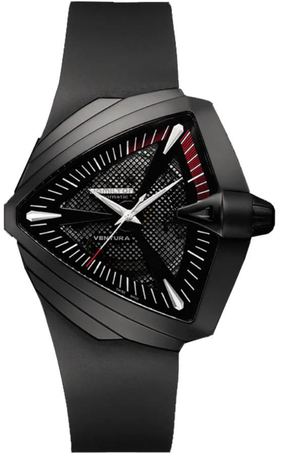 Hamilton American Classic Shaped Self winding Automatic Black Mens Watch H24615331 
