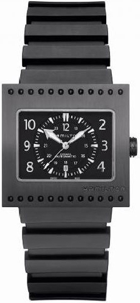 Hamilton Khaki Code Breaker Self winding Automatic Black Mens Watch H79585333 