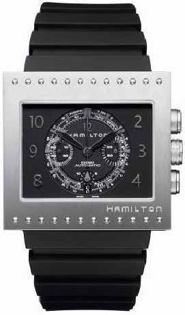 Hamilton Khaki Code Breaker Self winding Automatic Black Mens Watch H79616333 