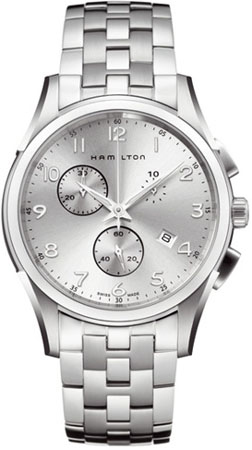 Hamilton American Classic Jazzmaster Battery Operated Quartz Silver Watch H38612153 