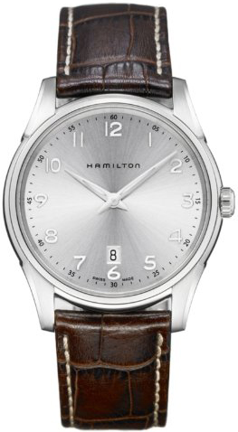 Hamilton American Classic Jazzmaster Battery Operated Quartz Silver Mens Watch H38511553 