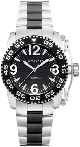 Hamilton Khaki Field Self winding Automatic Black Mens Watch H62455135 