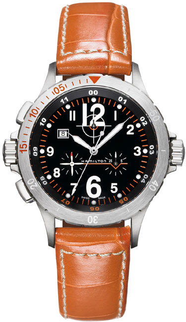Hamilton Khaki Aviation Battery Operated Quartz Black Mens Watch H74512833 