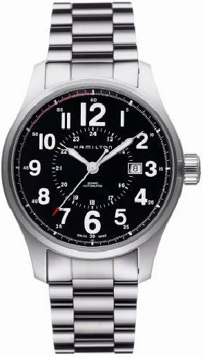 Hamilton Khaki Aviation Self winding Automatic Black Mens Watch H70615133 