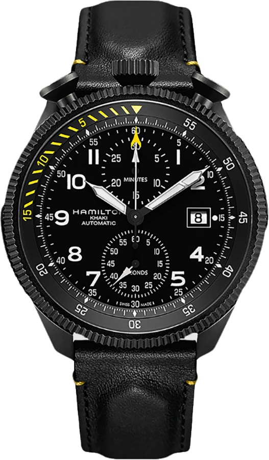 Hamilton Khaki Aviation Self winding Automatic Black Mens Watch H76786733 