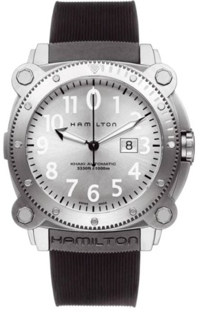 Hamilton Khaki Navy Self winding Automatic Silver Mens Watch H78515353 