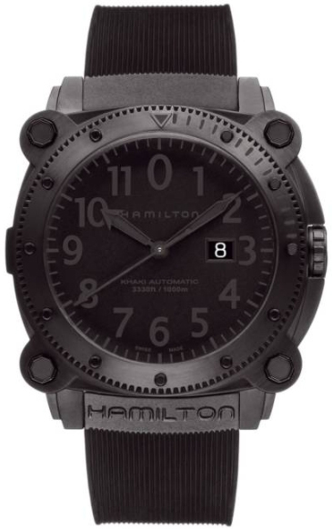 Hamilton Khaki Navy Self winding Automatic Black Mens Watch H78585333 