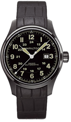 Hamilton Khaki Field Self winding Automatic Black Mens Watch H70685333 