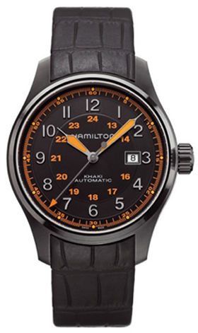 Hamilton Khaki Field Self winding Automatic Black Mens Watch H70685337 